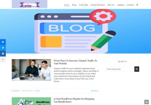 لقطة شاشة لموقع Valuable blogging tips for bloggers | نصائح مفيدة حول التدوين و التسويق
بتاريخ 03/03/2022
بواسطة دليل مواقع توب