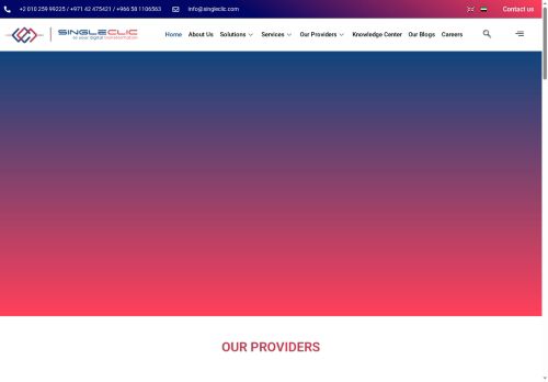 لقطة شاشة لموقع Single Clic Digital Transformation Company
بتاريخ 14/05/2025
بواسطة دليل مواقع توب