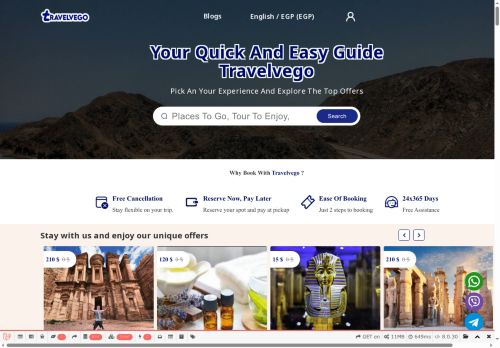 لقطة شاشة لموقع Travelvego
بتاريخ 10/07/2025
بواسطة دليل مواقع توب لقطة شاشة لموقع Travelvego
بتاريخ 10/07/2025
بواسطة دليل مواقع توب