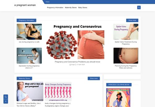 a pregnant woman