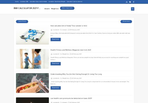 BMI CALCULATOR FREE 2021